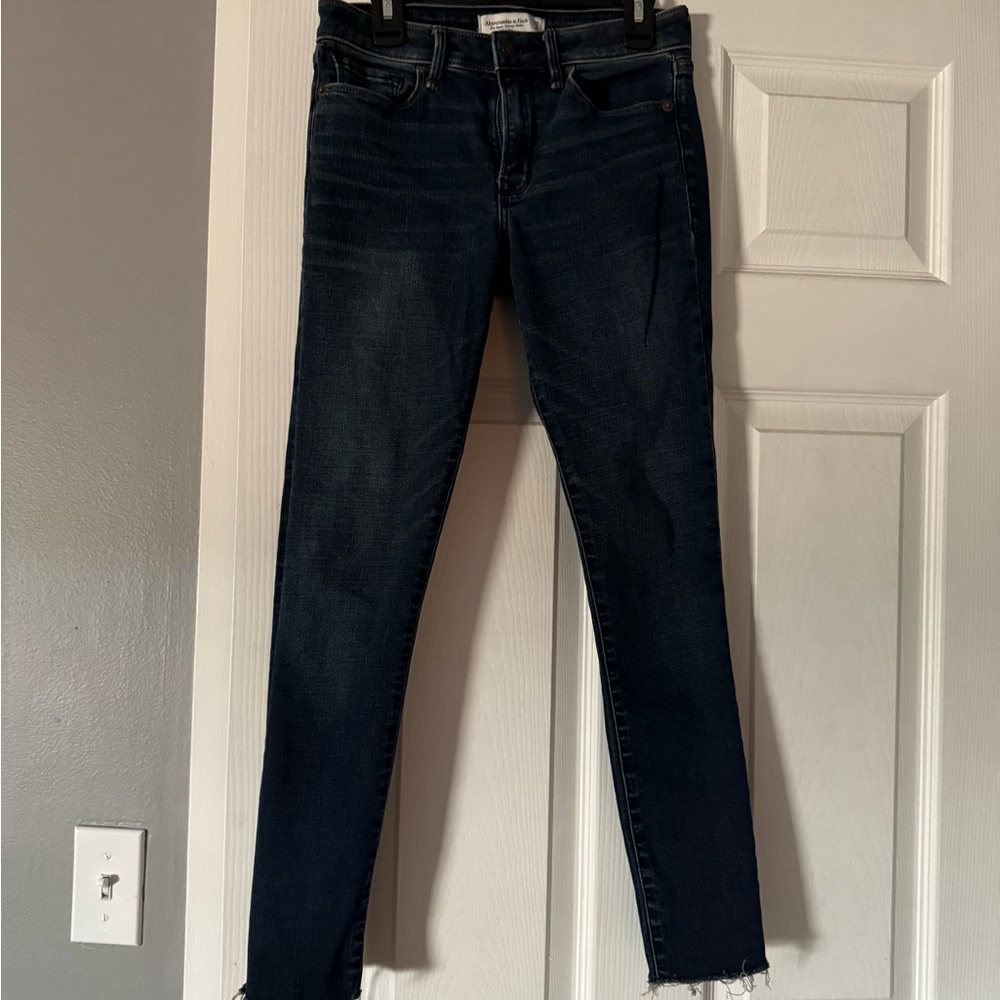 Abercrombie and Fitch super skinny ankle jean.